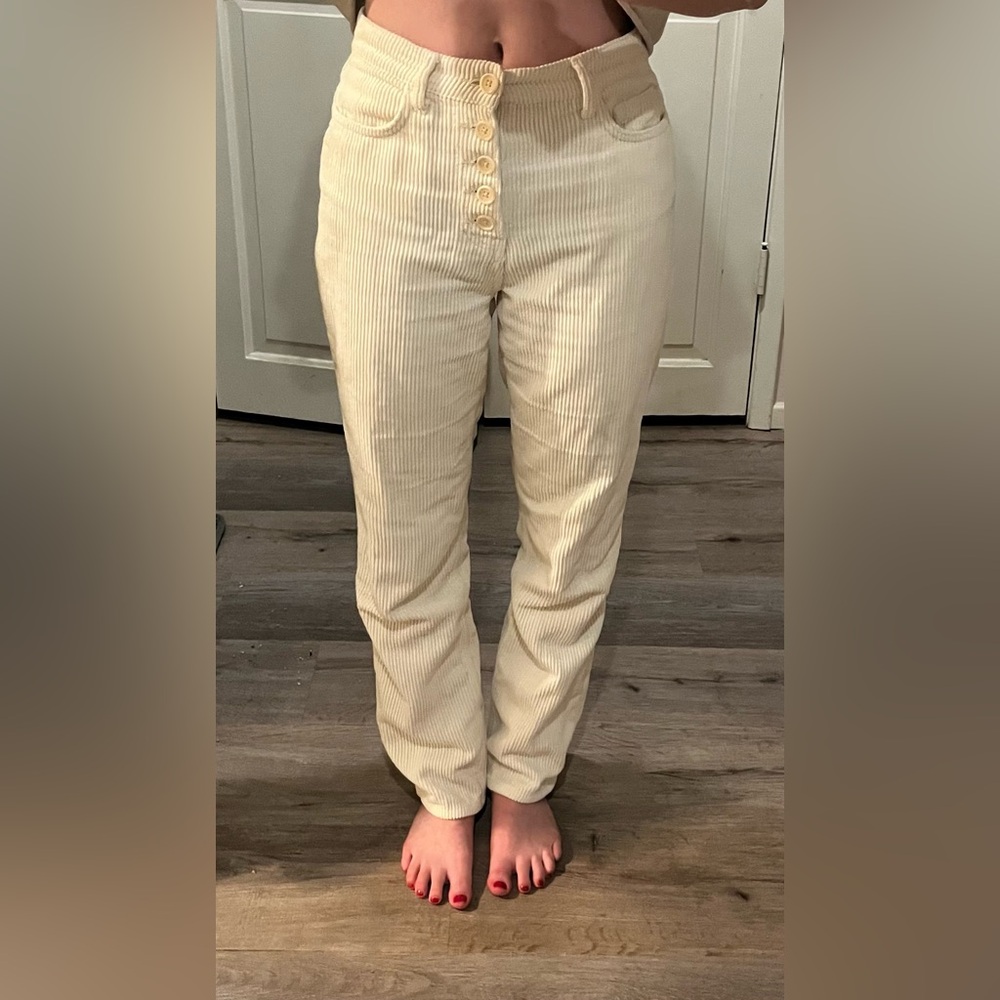 Reformation corduroy jeans, high wasted, size 24.